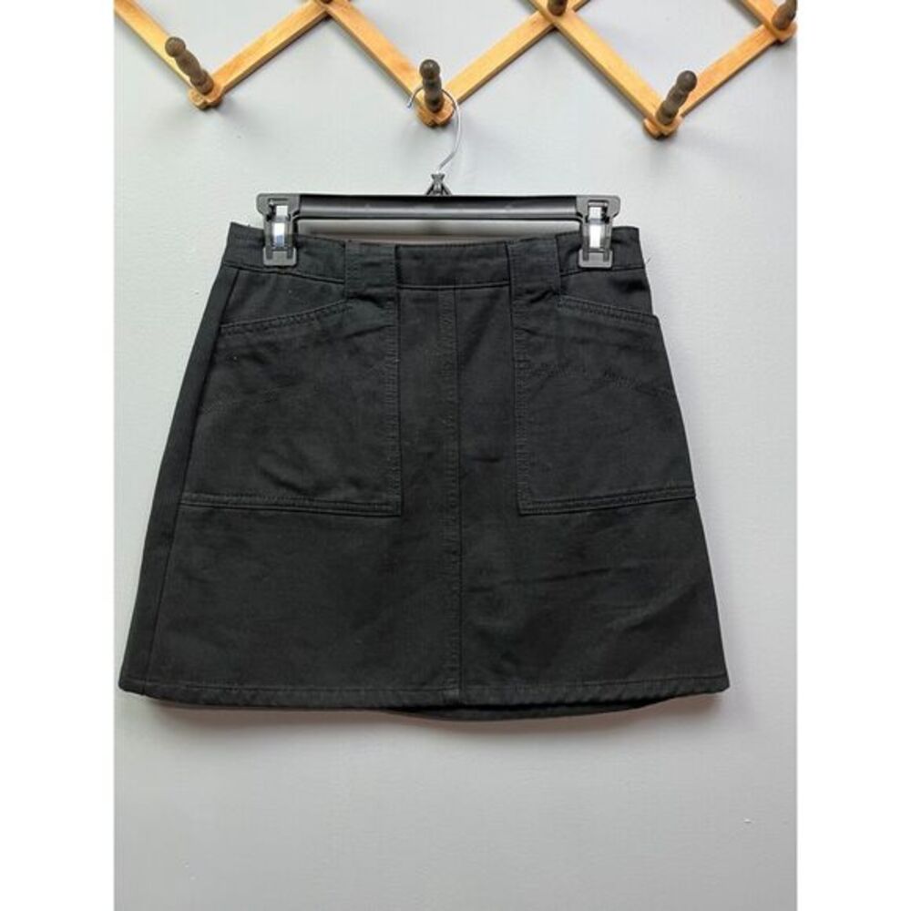 BDG Skirt Womens medium‎ black denim mini Jean Casual festival